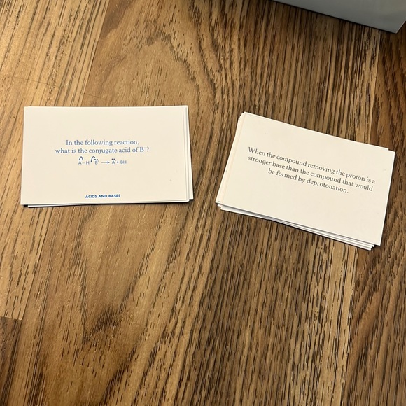 Spark Notes Organic Chemistry Study Cards - Picture 4 of 4